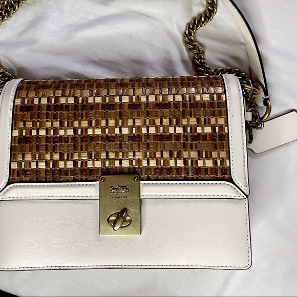 Coach Handbags - COACH Hutton Woven Bag